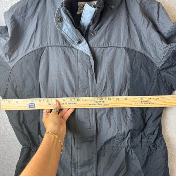 Columbia Ski Jacket Women’s Large Black Winter Snowboarding Core Shell Vtg Coat - Picture 10 of 15